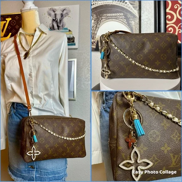 ✅#11 Authentic Louis Vuitton Monogram Crossbody Bag - Picture 3 of 14